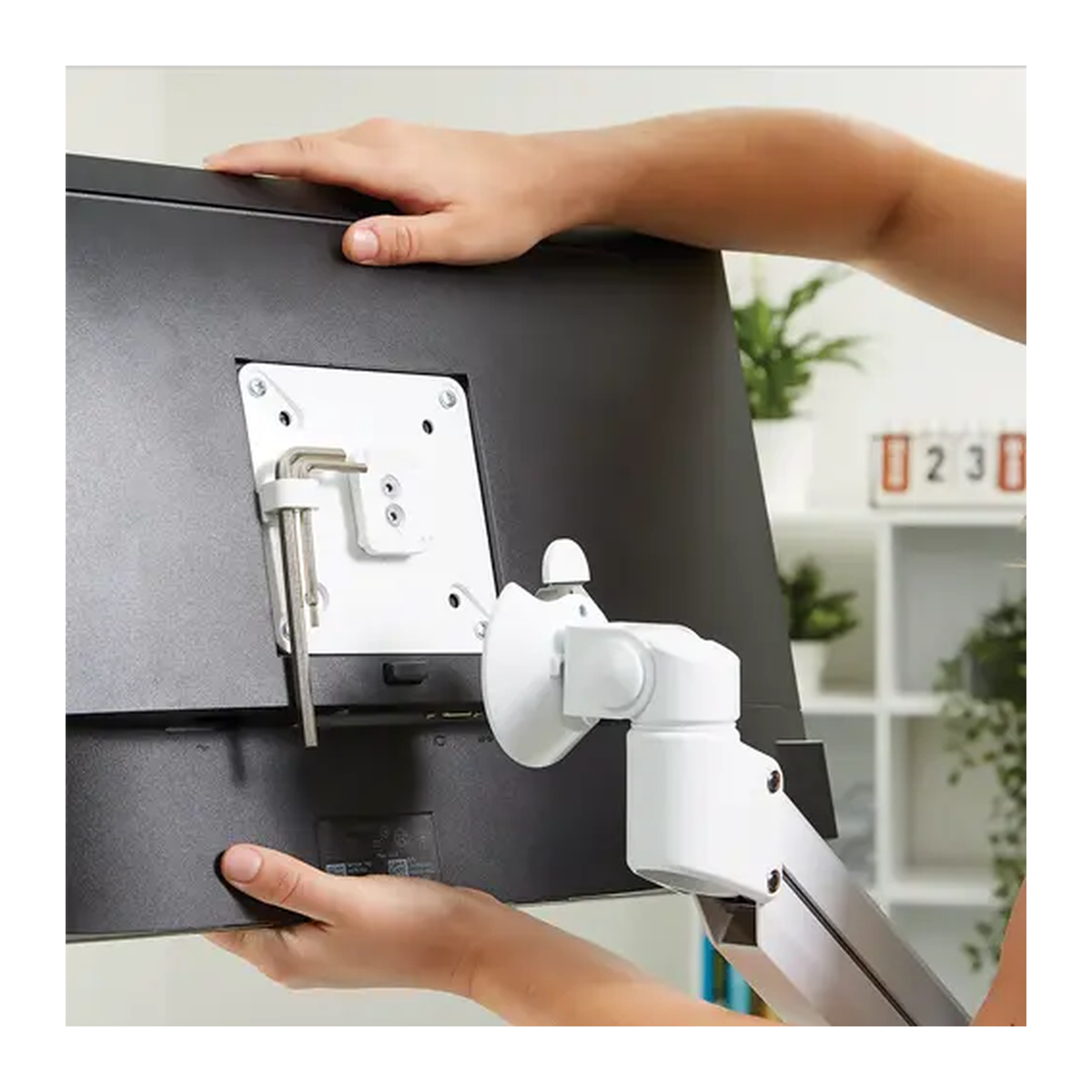Fellowes Doppel Monitorarm TALLO MODULAR 2FMS