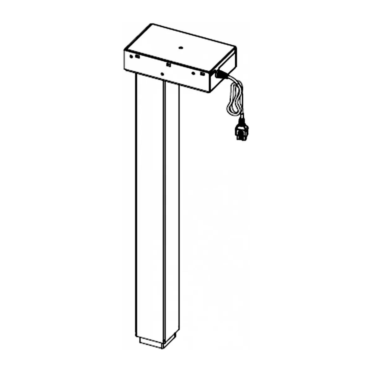 Hubsäule Steelforce Pro 300 einstufig