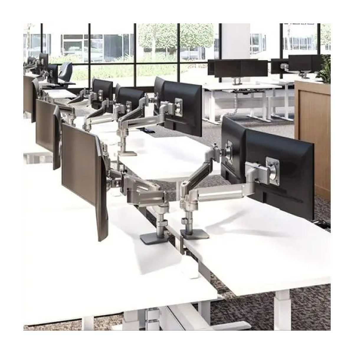 Fellowes Doppel Monitorarm TALLO MODULAR 2FMS